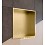 Eurohornacina ORO CEPILLADO de acero inoxidable 30x30 cm / 30x60 cm Euroshrink