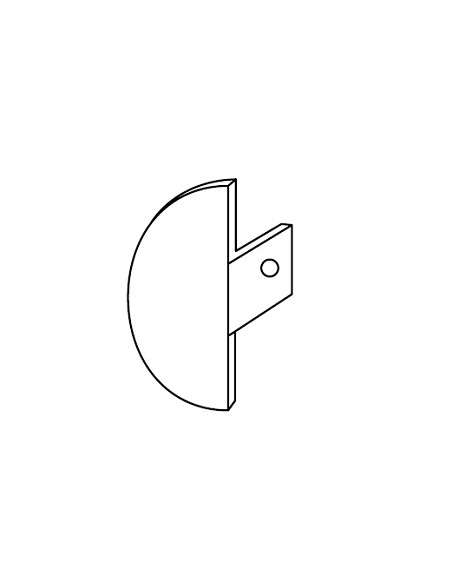 Europedalño tapa final 209S acero inoxidable 2,50ml Euroshrink