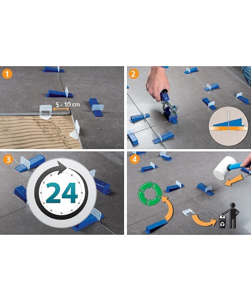 Euroshrink kit Eurolevelling Wedge Solution (100 calzos + 100 Euroshrink kit Eurolevelling Wedge Solution (100 calzos + 100